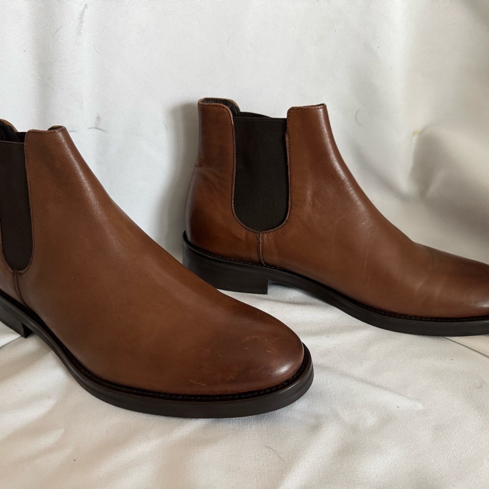 Too Boot New York Men's Brown Leather Chelsea Boots Sz 8